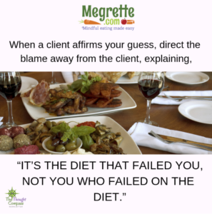 It's the diet that failed you, not you who failed the diet